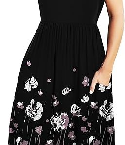 Simier Fariry Womens Summer Short Sleeve Casual Dress Pockets Teacher Outfits for School Easy Travel Clothes Knee Length