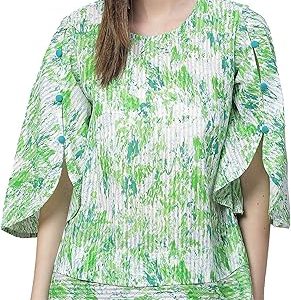 Women's Cotton Tie-Dye Printed Casual Top