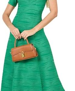 Styli Women 7007715813 Weave Texture A-Line Midi Dress