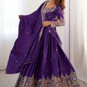 Moda Rapido Embroidered Sequinned Work Lehenga With Blouse