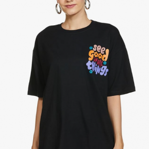 T2F Womens Womens Drop Shoulder T-Shirt