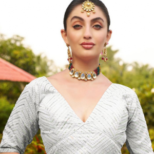 HERE&NOW Embroidered Radymade Saree Blouse