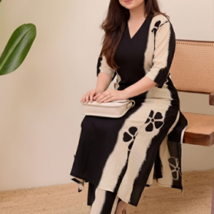 Aaghnya Women Printed Viscose Rayon Kurta Sets