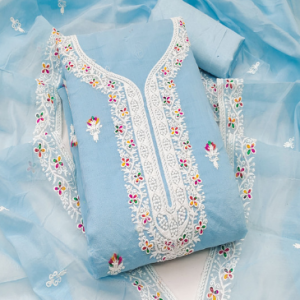 HERE&NOW Embellished Unstitched Dress Material