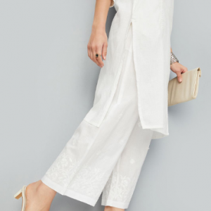 max Floral Embroidered Ethnic Palazzos